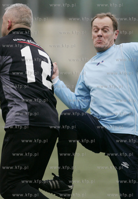 Gdansk. Boisko treningowe Lechii Gdansk.Mecz Oldboye...