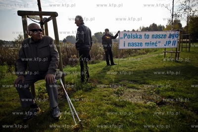 Gdansk. Park Ronalda Reagana. Uroczystosci zwiazane...
