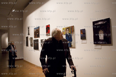 Wizyta Krystyny Zachwatowicz i Andrzeja Wajdy w Pałacu...