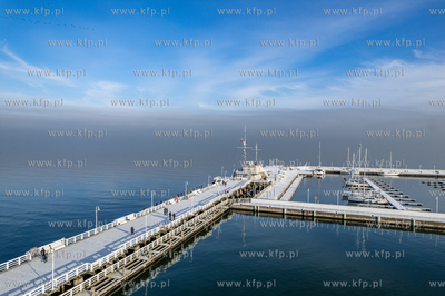 Zima w Sopocie. Nz. molo.
08.01.2026
fot. Krzysztof...