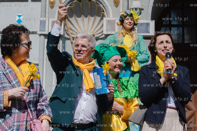 Gdańsk. Żonkilowa parada w ramach akcji Pola nadziei...