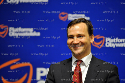 Gdansk. Spotkanie Radoslawa Sikorskiego, ministra spraw...