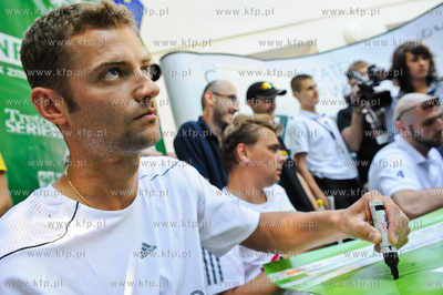 Sopot. Korty SKT. Zawody BNP Paribas Polish Open.
Nz...