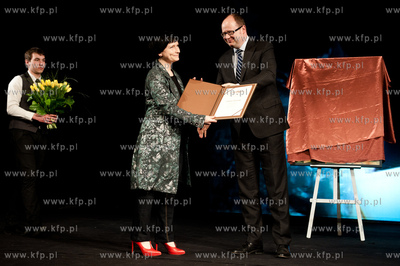 Gdansk. Teatr Wybrzeze. Uroczystosc uroczystosc wreczenia...