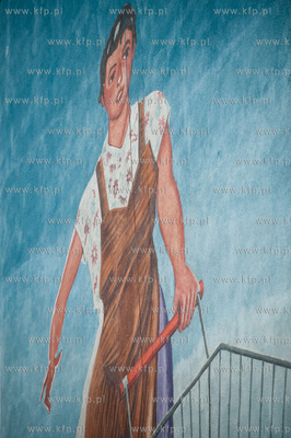 Gdansk. Zaspa.  Nowy mural przy ul. Bajana autorstwa...