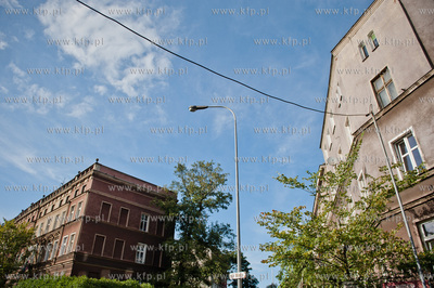 Gdansk. Wrzeszcz. Kamienice przy ulicy Bialej. 04.09.2012...