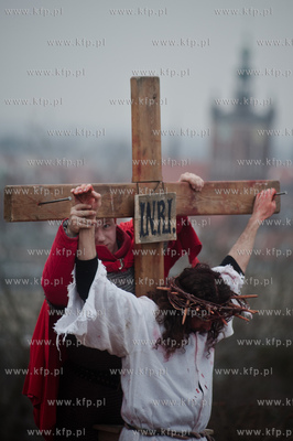 Wielki Piatek. Misterium Meki Panskiej na ulicach Gdanska.
29.03.2013
fot....