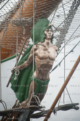 Gdynia. Meksykanski zaglowca Cuauhtemoc, ktory zacumowal...