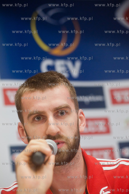 Gdansk. Hotel Mercure. Konferencja prasowa poprzedzajaca...