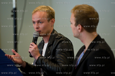 Gdynia. 39 Festiwal Filmowy w Gdyni. Spotkanie z Lukaszem...