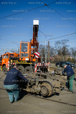 Gdansk. Wrzeszcz. Zajezdnia Tramwajowa Zakladu Komunikacji...