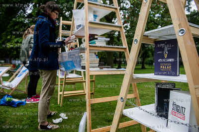 Park Połnocny w Sopocie. Festiwal Literacki Sopot....