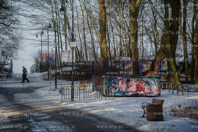 Gdańsk. Park Brzeźnieński im. J. J. Haffnera.
16.02.2017
fot....