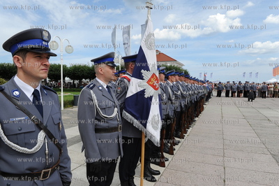 Sopot - molo. Uroczyste obchody Swieta Policji, podczas...