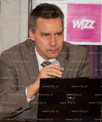 Gdansk, Hotel Hilton. Konferencja prasowa przedstawicieli...