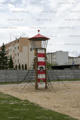 Plac zabaw przy ulicy Tysiąclecia w Pruszczu Gdańskim....