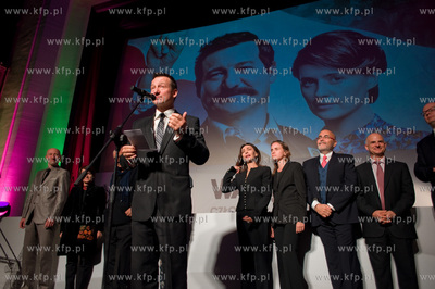 Pierwszy oficjalny polski pokaz filmu Andrzeja Wajdy...