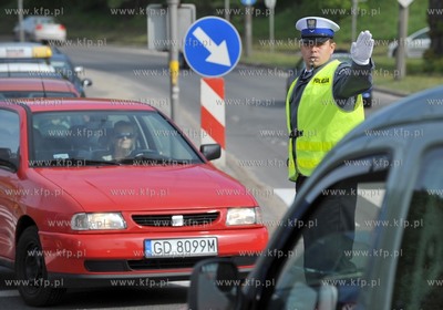 Gdansk. Skrzyzowanie ul. Lostowickiej, Kartuskiej i...