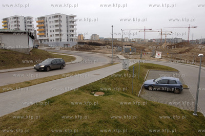 Gdańsk Chełm. Ul. Cieszyskiego w okolicach nr15_i_16....