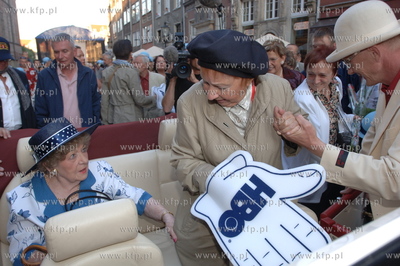 VI Festiwal Dobrego Humoru w Gdansku. Nz. Hanna Bielicka...