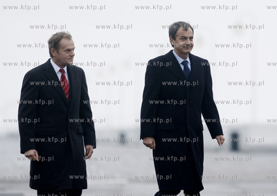Sopot. Spotkanie premiera RP Donalda Tuska z premierem...