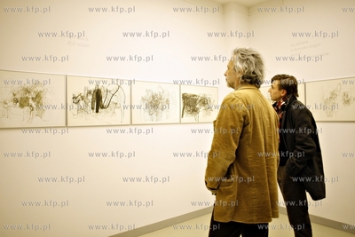 Gdańsk. Galeria Guntera Grassa.Otwarcie wystawy i...