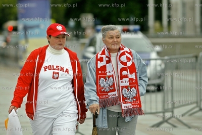 Ceremonia powitania drużyny Irlandii na Placu Przyjaciol...