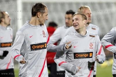 Gdansk. Stadion przy ul. Traugutta. Trening reprezentacji...