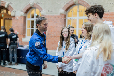 Wizyta astronauty Sławosza Uznańskiego-Wiśniewskiego...