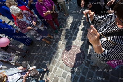 Gdańsk, Święto ulicy Świętego Ducha. Odsłonięcie...
