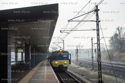 Peron SKM - stacja Gdańsk Śródmieście. 17.01.2020...