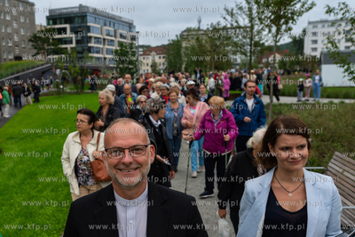 Gdynia. Otwarcie trzeciego etapu Parku Centralnego....