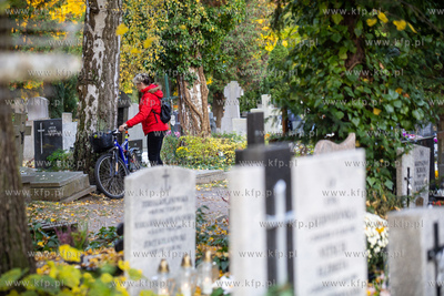 Cmentarz Oliwski w Gdańsku. 30.10.2023 / Fot. Anna...