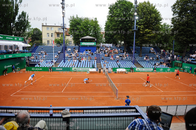 Sopot. Korty SKT. Zawody BNP Paribas Polish Open.
Nz...