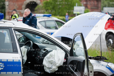 Gdansk. Skrzyzowanie ulic Siennickiej oraz Dlugie Ogrody....