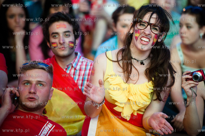 Gdansk. Fanzone - Strefa Kibica. Relacja meczu Mistrzostw...
