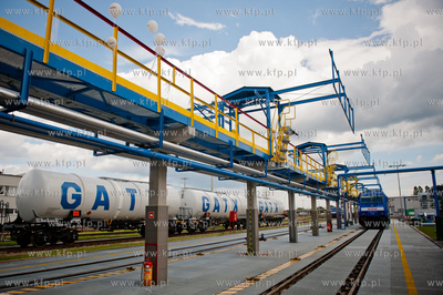 Gdansk. Bocznica Kolejowa Grupy Lotos S.A.. Uroczyste...