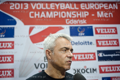 Gdansk. Ergo Arena. Trening reprezentacji Polski w...