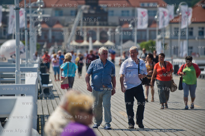 Sloneczny i upalny dzien na Molo w Sopocie.
23.05.2014
fot....