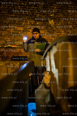 Gdansk. Prowadzone na terenie miasta liczenie osob...