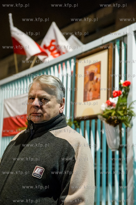 Gdansk. Plac Solidarnosci. Przedstawiciele Mlodziezowki...
