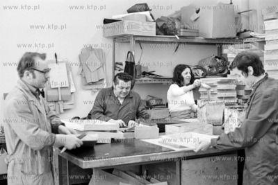 Linia produkcyjna Spółdzielni Pracy Plastyk w Elblągu....