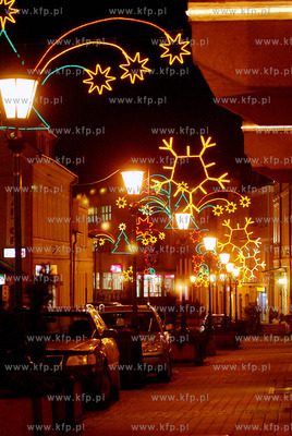 W Wejherowie swiateczne. Wejherowski rynek i deptak...