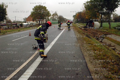 W miejscowosci Kazimierzowo z nieznanych przyczyn cysterna...