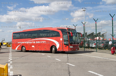 Port Lotniczy Gdansk im. Lecha Walesy, przylot reprezentacji...