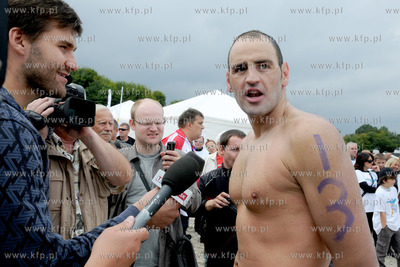 BCT Gdynia Maraton 2012. Nz. Bulgar Petar Stoychev...