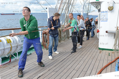 Dzien na Darze Mlodziezy ze studentami Akademii Morskiej...