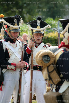 Rekonstrukcja bitwy z okresu kampanii napoleonskiej...