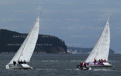 Sopot. Zatoka Gdanska k. Molo. Energa Sopot Match Race...