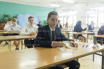 Rozpoczął sie egzamin gimnazjalny w Zespole Szkół...